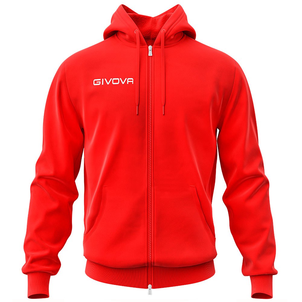 Givova King Full Zip Sweatshirt Rot 2XL Mann von Givova