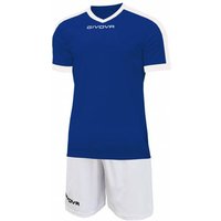 Givova Kit Revolution Fußball Trikot mit Shorts blau weiß von Givova