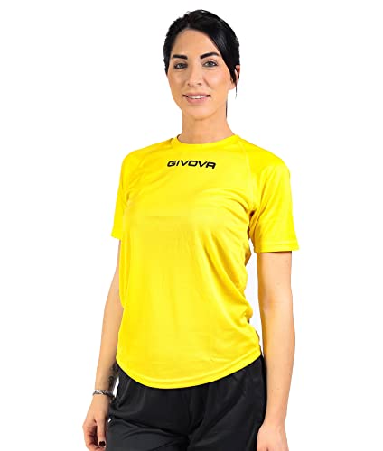 Givova - MAC01 Sport T-shirt, gelb, 4XS von Givova