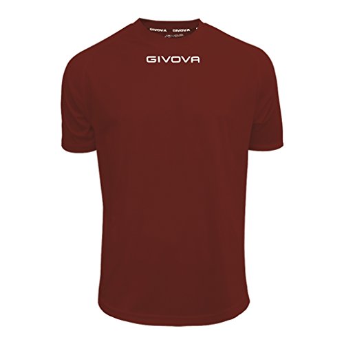 Givova - MAC01 Sport T-shirt, granat, 3XS von Givova