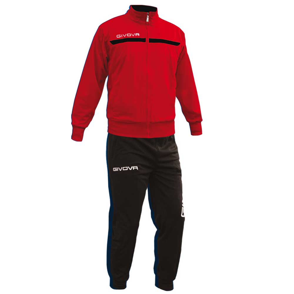 Givova One Track Suit Rot,Schwarz XL Mann von Givova
