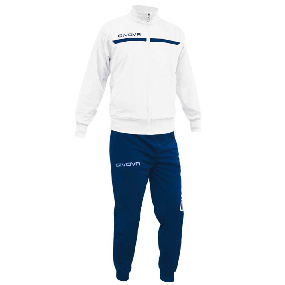Givova One Track Suit Weiß,Blau XL Mann von Givova