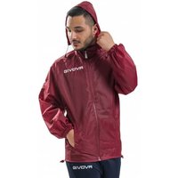 Givova Regenjacke "Rain Basico" dunkelrot von Givova