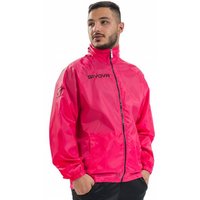 Givova Regenjacke "Rain Basico" neonpink von Givova