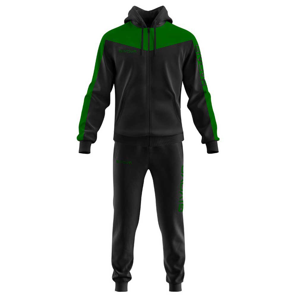 Givova Roma Track Suit Schwarz XL Mann von Givova