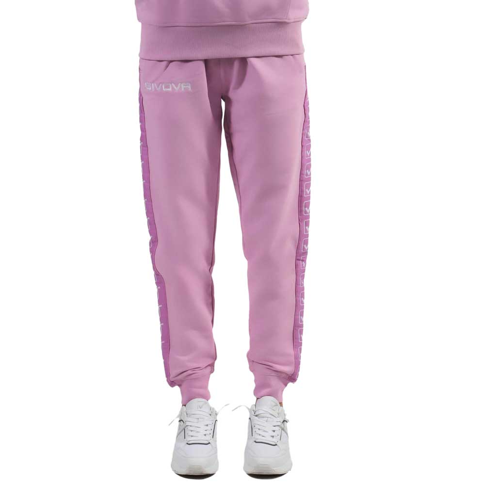 Givova Terry Band Tracksuit Pants Rosa XL Mann von Givova