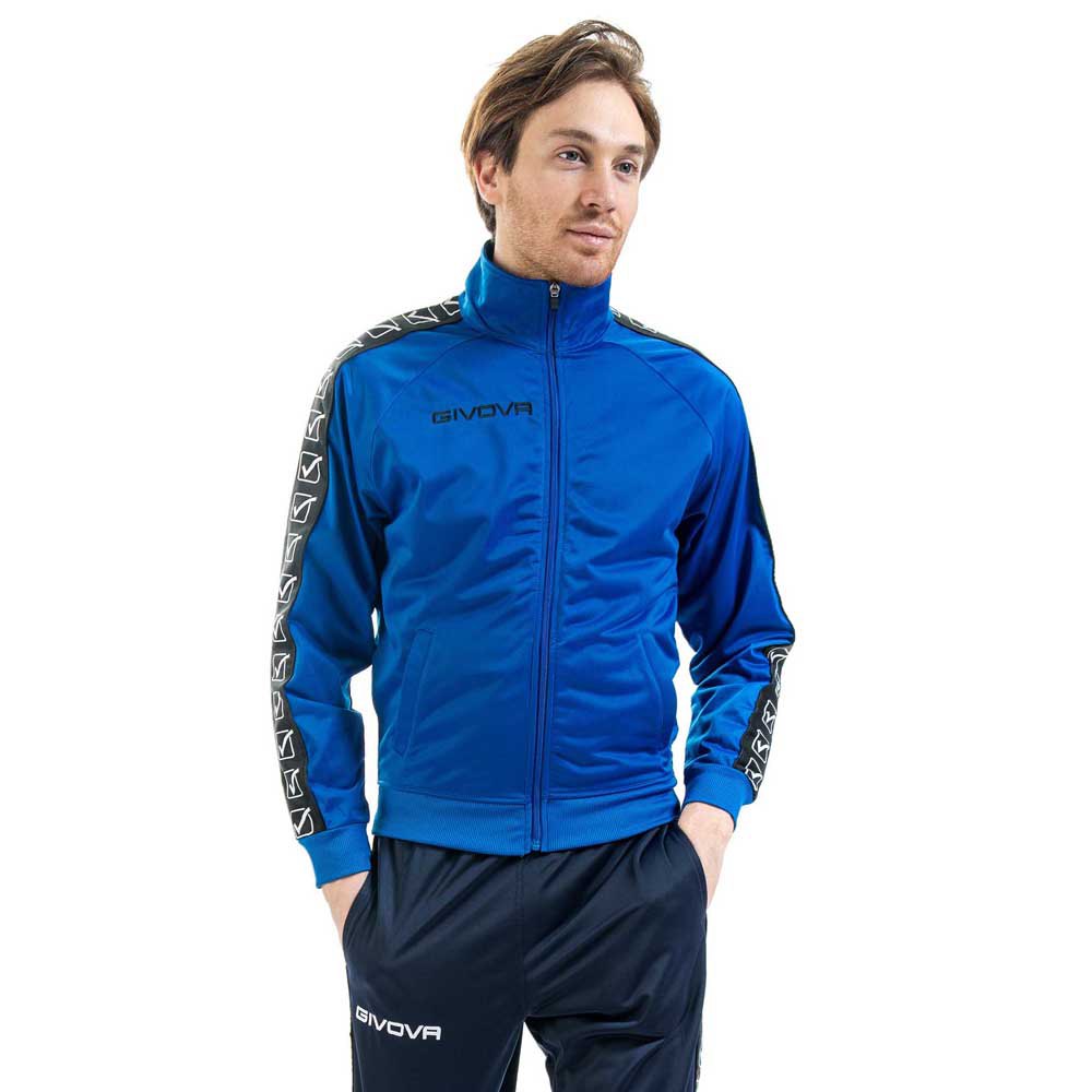 Givova Tricot Band Jacket Blau XL Mann von Givova
