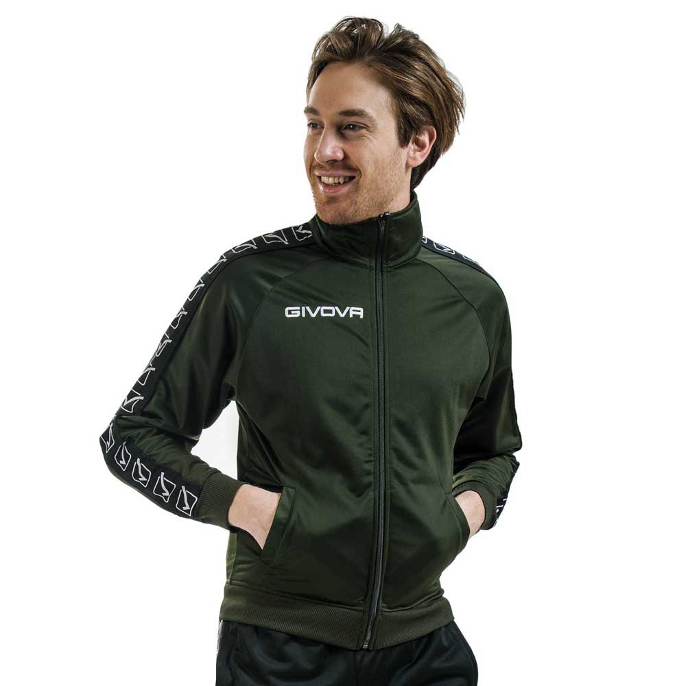 Givova Tricot Band Jacket Grün 2XL Mann von Givova