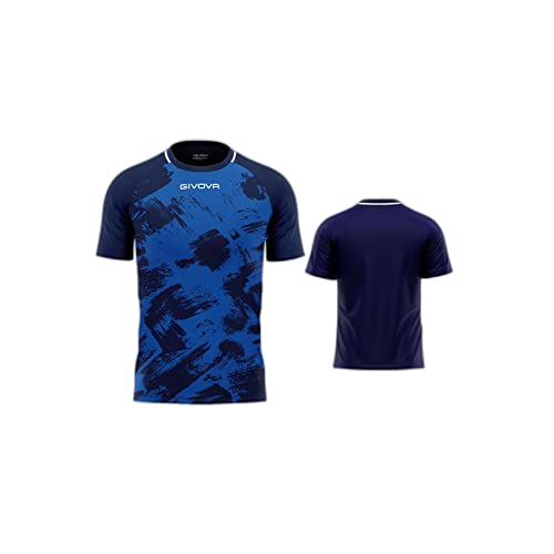 Givova Unisex T-Shirt Art Interlock M/C, Azurblau/Blau, 4XS von Givova