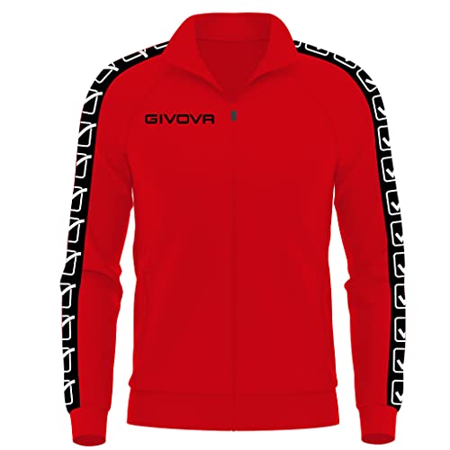 Givova Unisex Tricot Band Jacke, Rot, 2XL, XXL von Givova
