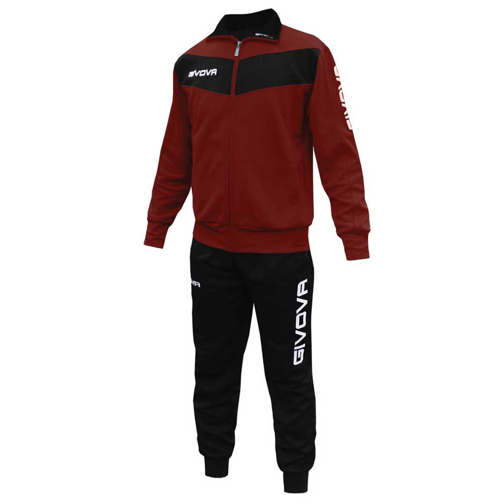 Givova Visa Melange Tracksuit Rot 6-8 Years Junge von Givova