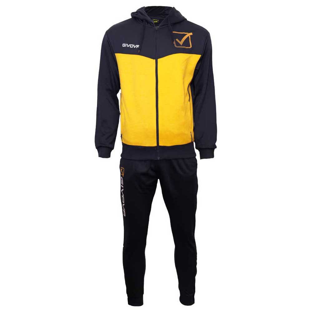 Givova Visa Melange Track Suit Gelb 5XL Mann von Givova