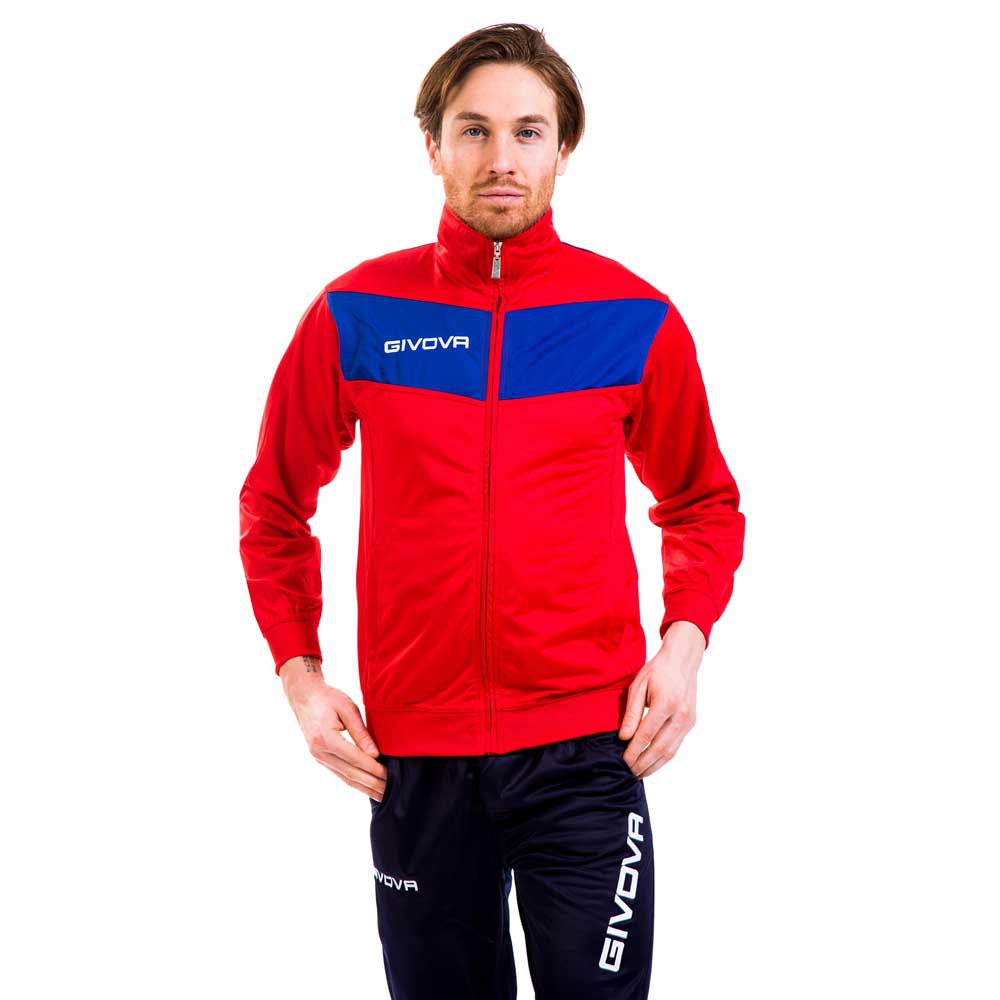 Givova Visa Track Suit Rot,Blau 3XL Mann von Givova