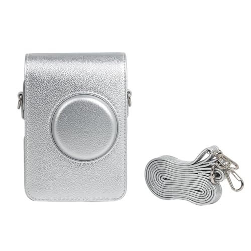 Glanhbnol Für EVO Fall Stilvolle PU Leder Schutztasche Für EVO Kamera Protector Verstellbarer Schultergurt Für Telefon von Glanhbnol