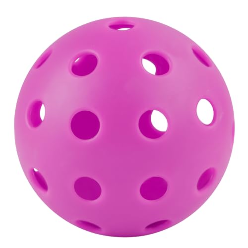 Glanhbnol Pickleball-Ball mit 40 Löchern, elastisch, leicht, Trainingsball, Standard-Pickle-Ball, Elastizität, leicht, 4 Stück von Glanhbnol
