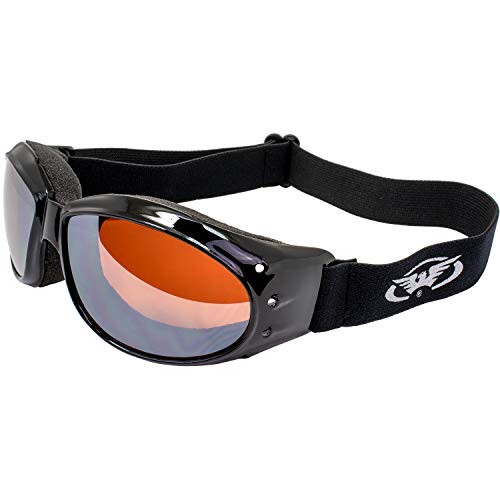 Global Vision Eyewear Eliminator Brille mit Mikrofaser-Beutel, Unisex, Elim DRM, Fahrspiegel, von Global Vision