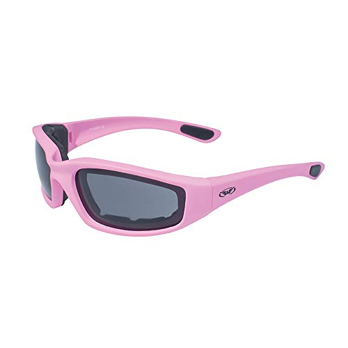 Global Vision Fight Back 1 rosa pink Motorradbrille Damen Fahrradbrille Sportbrille Frauen von Global Vision