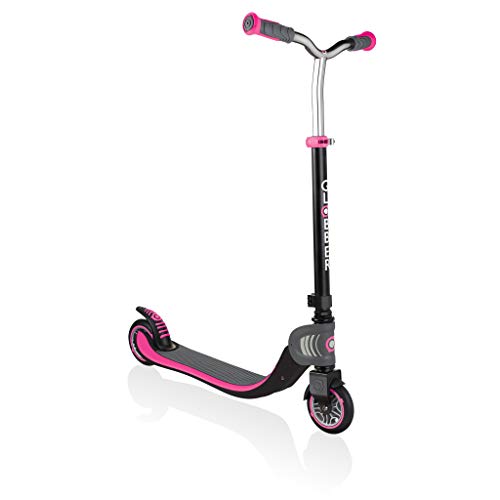 GLOBBER Scooter Flow 125 Faltbar - Kindermädchen - Schwarz und Pink von Globber