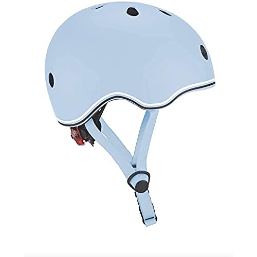 Globber Unisex Jugend Jr Go-up Helm, Pastellblau, Größe XXS/Xs, 45-51 cm von Globber