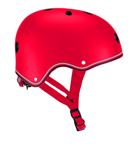 Globber Unisex Jugend Primo Junior Helm Red kinderhelm, Rouge, Taille XS-S von Globber