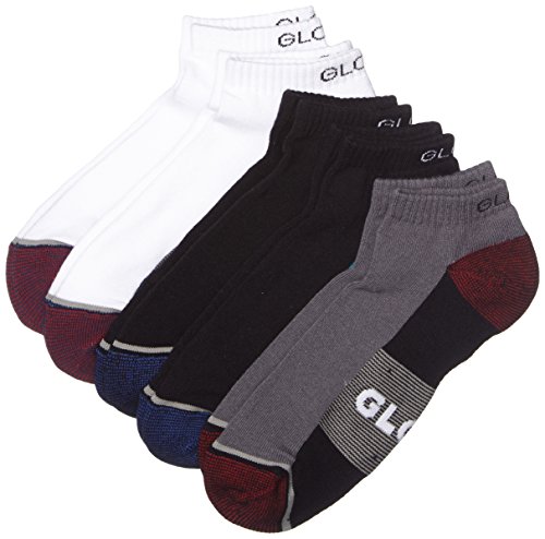 Globe Evan Ankle Sport Sock 5 Pack, White/Navy/Black, 7/11 von Globe
