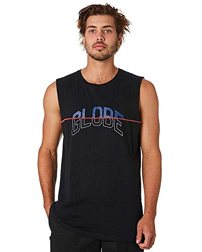 Globe Herren Curve Ball Muscle T-Shirt, Schwarz, L von Globe