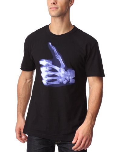 Globe - Herren T-Shirt S Schwarz (Noir Imprimé Fluoresccent) () von Globe