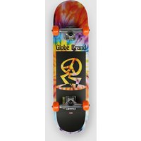 Globe Peace Man Mid 7.6" Skateboard black von Globe