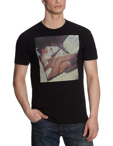Globe Pulp Tee T-Shirt Xx-Large schwarz - Noir imprimé fluoresccent von Globe