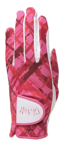 Glove It Damen-Golfhandschuh – Leichter und weicher Cabretta-Leder-Golfhandschuh für Damen, mit UV-Schutz, Hibiskus von Glove It