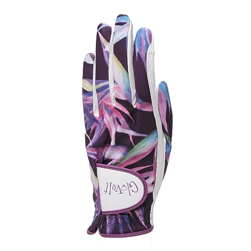 Glove It Damen-Golfhandschuh – Leichter und weicher Cabretta-Leder-Golfhandschuh für Damen, mit UV-Schutz, Paradiesvogel von Glove It