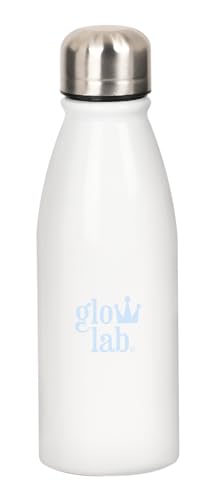 Glowlab M899D CISNES Metallische Thermoskanne, Wasserflasche, doppelte Isolierung, bequem und leicht, 500 ml, 6 x 24 cm, Hellblau, Unisex Kinder, Standard, hellblau, Estándar, Casual von Glowlab