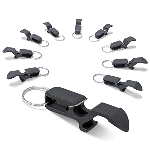 GoPong Ultimativer Bier-, Dosenöffner, Schlüsselanhänger-Werkzeug, ideal als Partygeschenke, für Picknick und mehr, wähle deine Farbe, 10 Stück von GoPong
