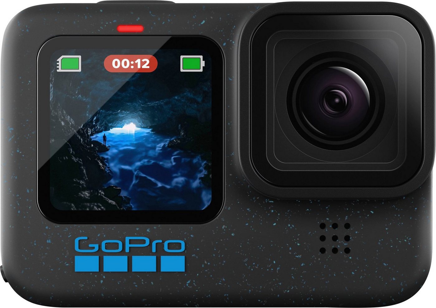 GoPro HERO 12 Action Cam (2x opt. Zoom, 5,3K Auslösung, 156° Sichtfeld, Bildstabilisierung, HDR, wasserdicht) von GoPro