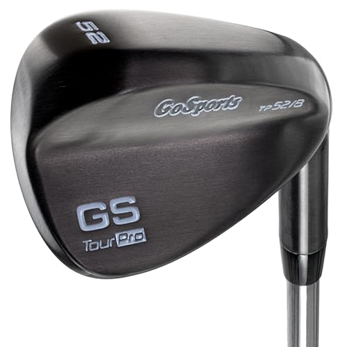 GoSports Golfschläger-gstp-52-schwarz GS Tour Pro 52° Golfschlägerkeil, Schwarz von GoSports