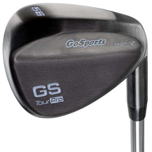 GoSports Golfschläger-gstp-56-schwarz GS Tour Pro 56° Golfschlägerkeil, Schwarz von GoSports