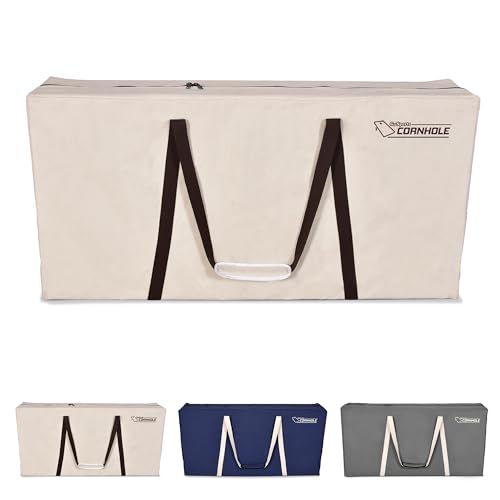 GoSports Unisex-Erwachsene Carrying Pro Grade Canvas Cornhole Case | 100 x 600 cm, Natürlich, 4 x 2 ft von GoSports