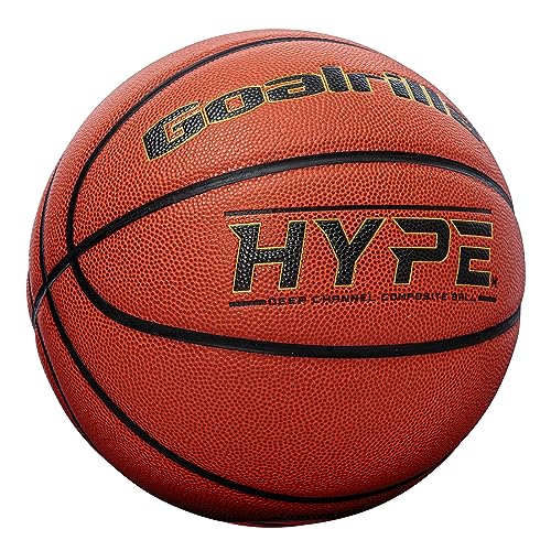 Goalrilla Hype Premium Basketballbälle aus Verbundmaterial, tiefkanalig von Goalrilla