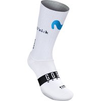 MOVISTAR Race 2024 Radsocken, für Herren, Größe S-M, MTB Socken, von Gobik