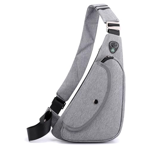 Goecice Brusttasche Sling Bag Umhängetasche Herren Schultertasche Anti-Diebstahl Herrentasche Zum Umhängen Wasserdicht Crossbody Bag Nylon Handytasche für Outdoor Tägliches Wandern Reise von Goecice