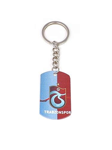 Gök-Türk Schlüsselanhänger Trabzonspor TS für Fußballfans - aus Metall Silber Farbe von Gök-Türk