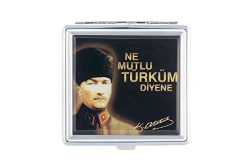 Gök-Türk Zigarettenetui Zigaretten Kasten Behälter - Mustafa Kemal Atatürk 'Ne mutlu Türküm' von Gök-Türk