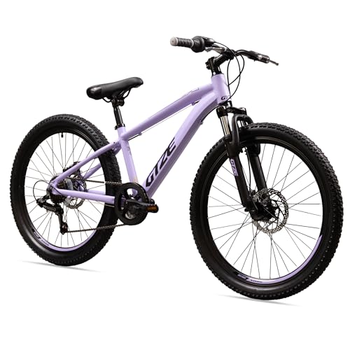 Goetze Sigma Mountainbike Fahrrad | MTB Hardtail | 24/26 x 2,10 Gelände-Reifen | 7-Gang Kettenschaltung | Doppel-Scheibenbremsen | 13/15 Zoll ALU Rahmen | Federgabel | ab 130 cm Körpergröße von Goetze