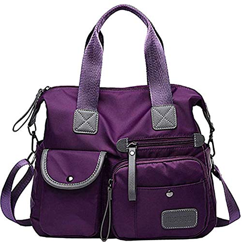 Tasche Damen Handtasche Damen klein für Frauen Damenhandtaschen Clearance Schwarze Handtaschen für Damen Handtaschen Frauen Damenhandtasche Purple von Gofeibao