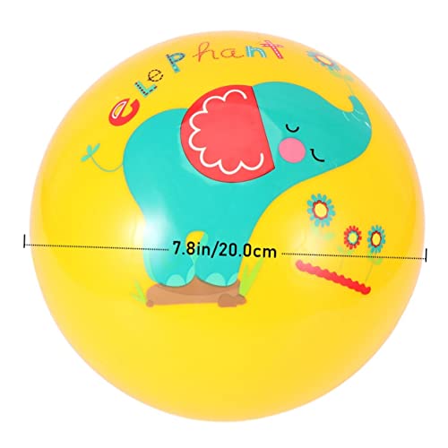 Gogogmee 1 Stück 9 Kinderball Verdicken PVC Ball Spielzeug Cartoon Ball Spielzeugball Für Kinder Lustiger Aufblasbarer Ball von Gogogmee