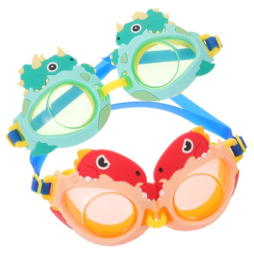 Gogogmee 2 Stück Kinder Schwimmbrille Silikon Brille Cartoon Schwimmbrille Schwimm Augenschutzbrille Für Kinder Schwimmbrille Kinder Schwimmbrille Kinder Cartoon Brille Kinder von Gogogmee