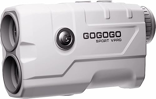 Gogogo Sport Vpro Golf Laser Entfernungsmesser 800M mit Slpoe-Schalter Magnetstreifen Turniermodus, Fast Flag-Lock mit Pulsvibration wiederaufladbar (GS19 mit Slpoe-Schalter & Magnetstreifen-800M) von Gogogo Sport Vpro