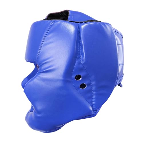 Boxhelm – Sport-Helm, Boxhelm, Kopfschutz, Training, vollständiger Gesichtsschutz, Wangenschutz, Ohrenschutz, Kickboxen von Gohemsun