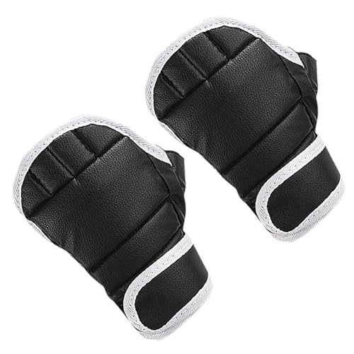 Gohemsun Halffinger-Handschuhe, Karate-Handschuhe – 2 Stück Taekwondo Sparringhandschuhe für Kickboxen | Trainingshandschuhe mit Handgelenkschutz, multifunktionale MMA-Handschuhe für von Gohemsun