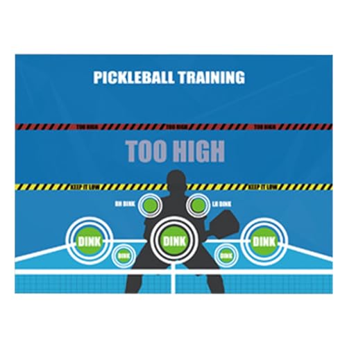 Gohemsun Pickleball Dink Pad, Wandtrainer für Pickleball | Pickleball Training Poster Rebounder Practice Pad – Trainingshilfe zur Verbesserung Ihres Pickleball-Spiels und Ihrer Dinks von Gohemsun